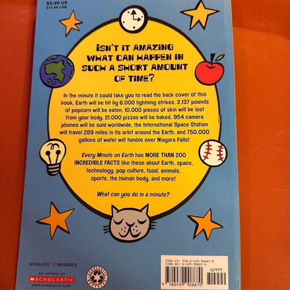 Barnes and Noble Every Minute on Earth Book by Steven & Matthew Murrie. - Picture 3 of 3